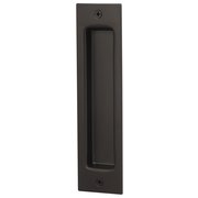 Sure-Loc Hardware Sure-Loc Hardware Flush Barn Door Handle, Flat Black BARN-FL FBL